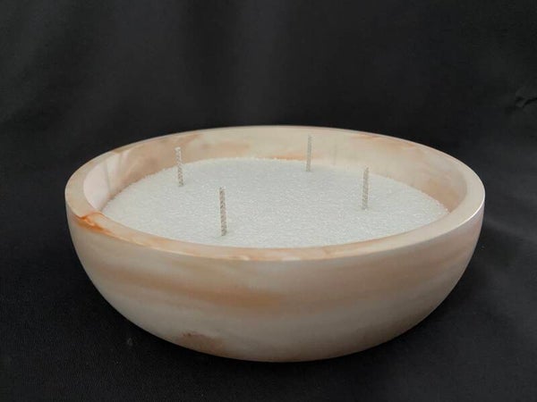 Schaal afgerond - aardse kleur