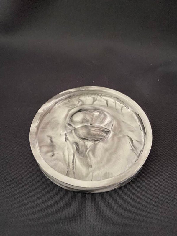 Wierookhouder 'lippen' - grijs 'marmerlook'