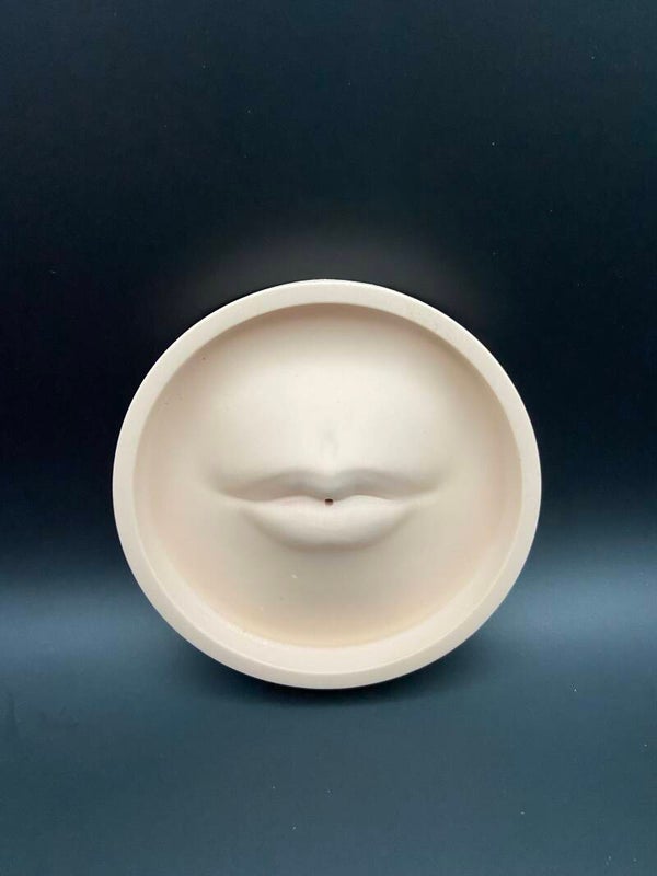 Wierookhouder 'lippen' - licht zalmkleurig