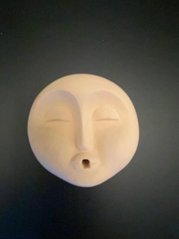 Wierookhouder 'mannetje' - licht zalmkleuring