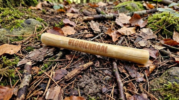 Kauwstaaf van geperst runderhuid