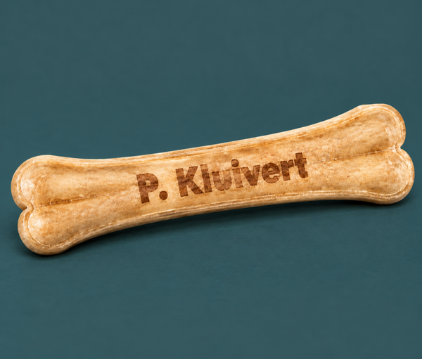 Kauwbot van geperst runderhuid