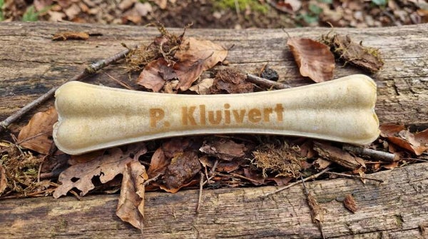 Kauwbot van geperst runderhuidhuid