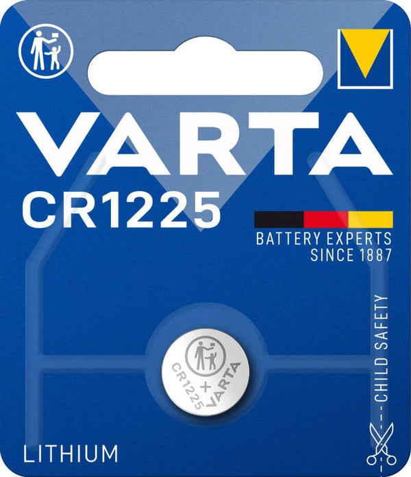 Varta 6225 Lithium Knoopcelbatterijen CR1225 Blister á 5 Batterijen