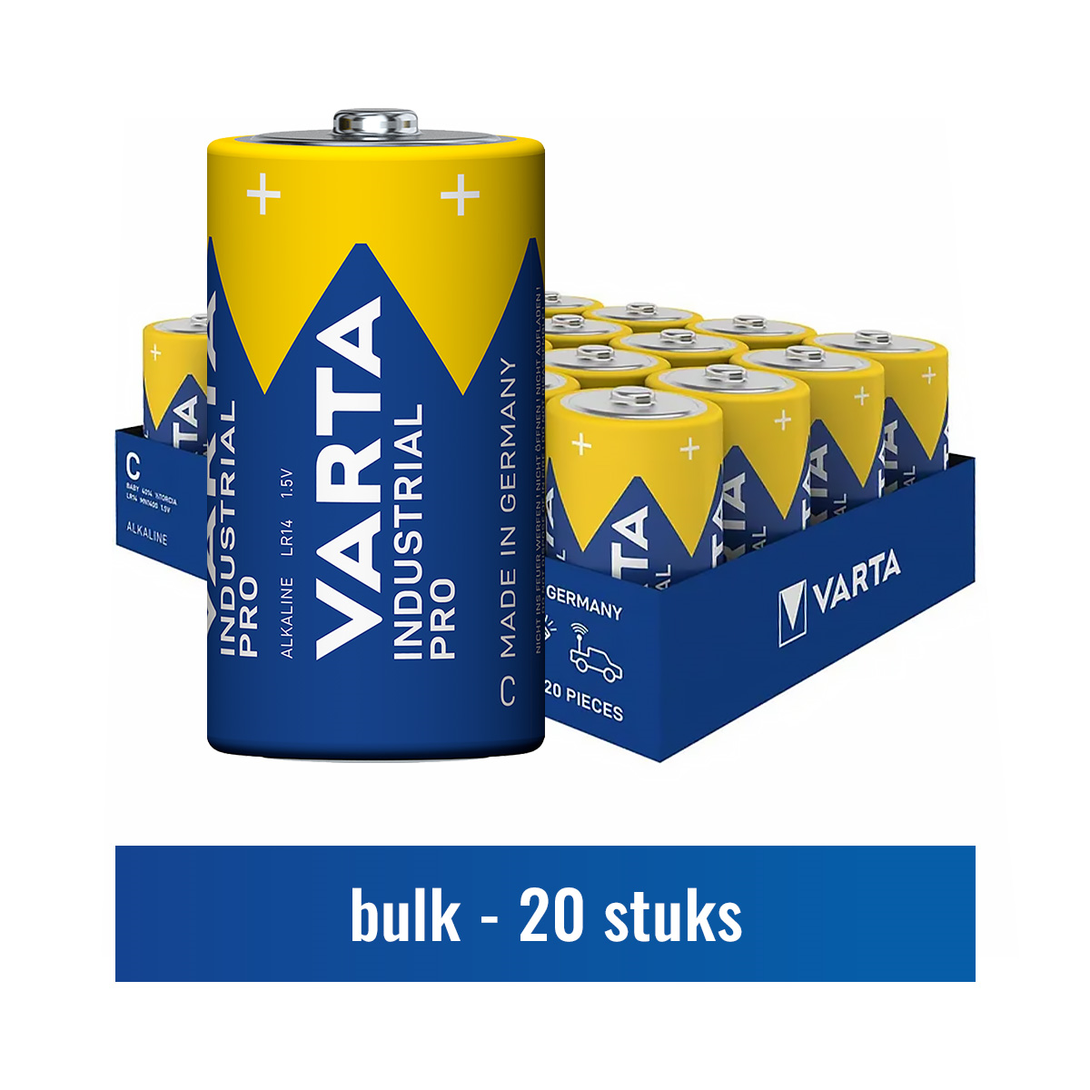 Varta Industrial Alkaline Pro C Batterijen LR14 Doos á 20 Batterijen