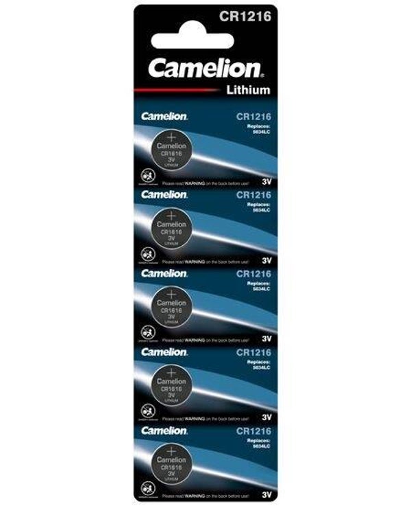 Camelion 5034LC Lithium Knoopcelbatterijen CR1216 Blister á 10 Batterijen