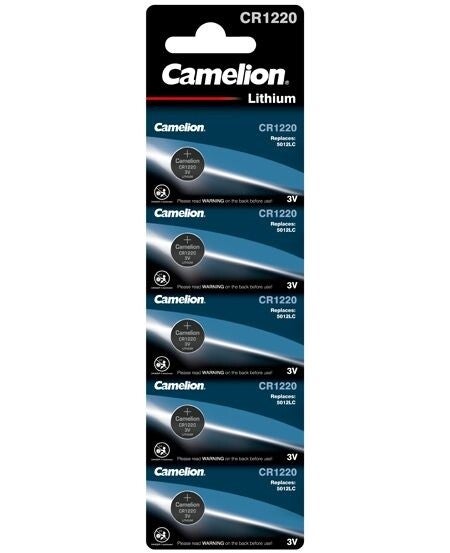 Camelion 5012LC Lithium Knoopcelbatterijen CR1220 Blister á 5 Batterijen