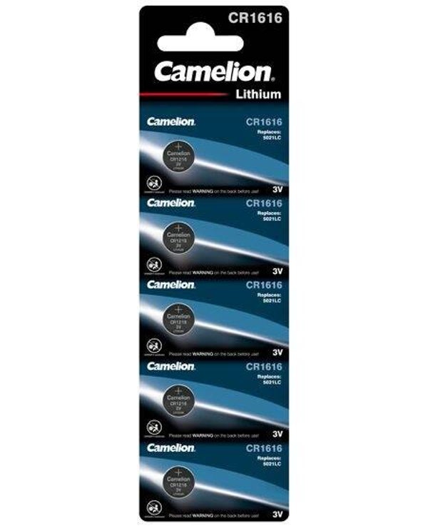 Camelion 5021LC Lithium Knoopcelbatterijen CR1616 Blister á 10 Batterijen