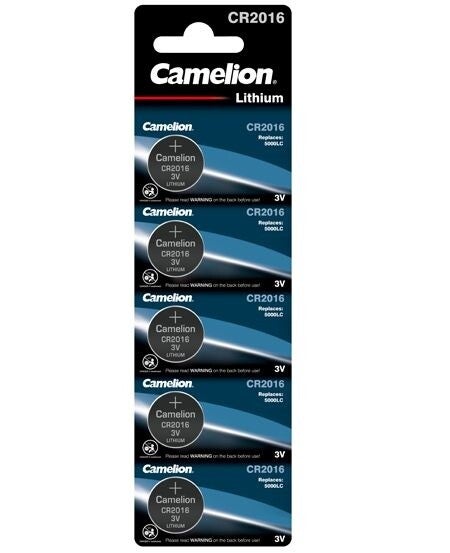Camelion 5000LC Lithium Knoopcelbatterijen CR2016 Blister á 10 Batterijen