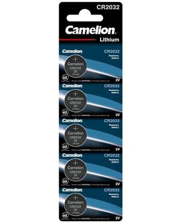 Camelion 5004LC Lithium Knoopcelbatterijen CR2032 Blister á 5 Batterijen