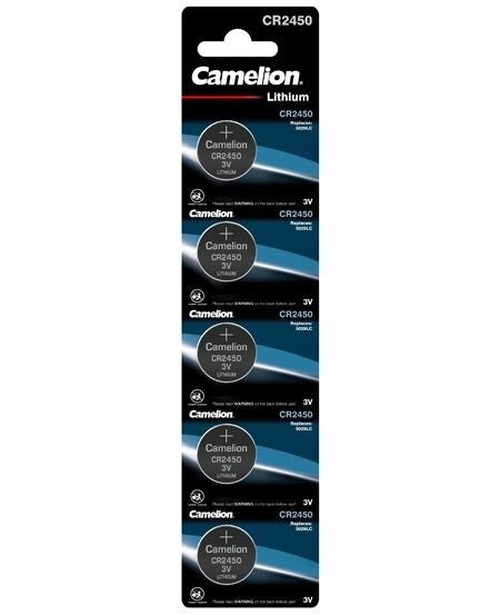Camelion 5029LC Lithium Knoopcelbatterijen CR2450 Blister á 5 Batterijen