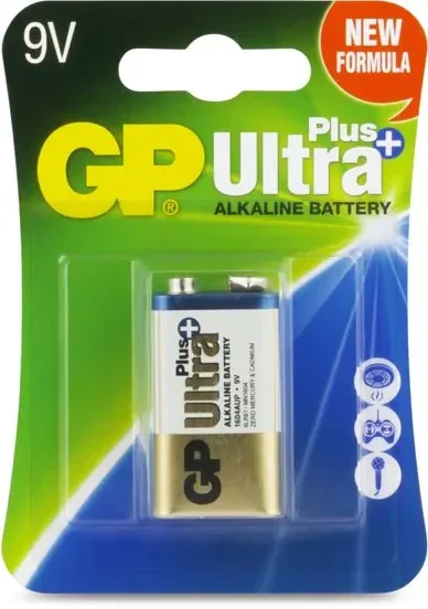 GP Batteries Ultra Plus 1604AUP Alkaline 9V Batterijen 6LF22 Blister á 4 Batterijen