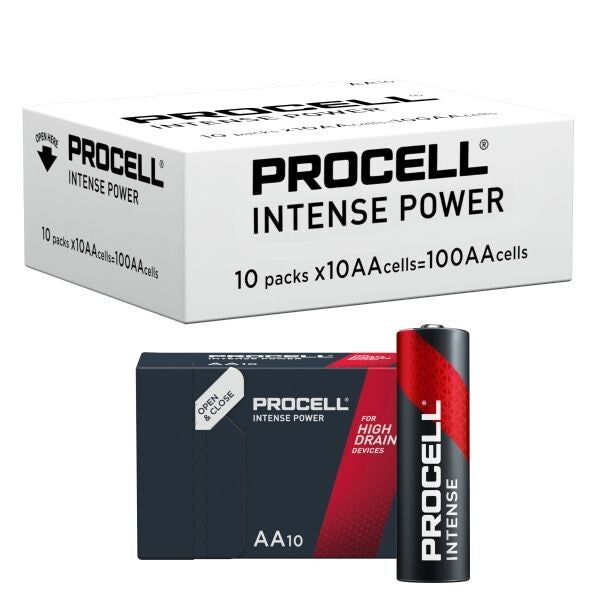 Duracell Procell Intense Power AA Batterijen LR06 Doos á 100 Batterijen