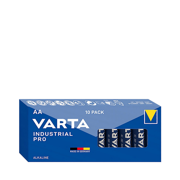 Varta Industrial Alkaline Pro AA Batterijen LR06 Pak á 10 Batterijen