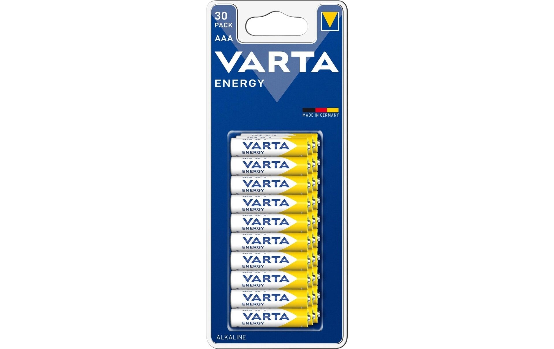 Varta Energy Alkaline AAA Batterijen LR03 Blister á 60 Batterijen