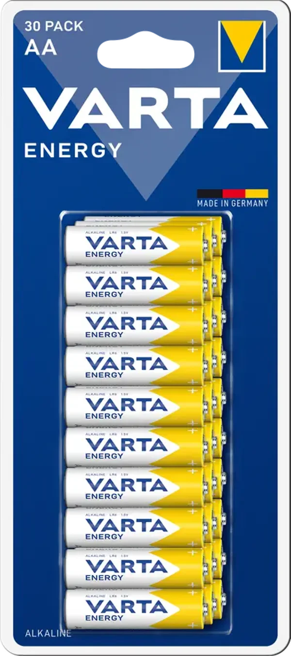 Varta Energy Alkaline AA Batterijen LR06 Blister á 60 Batterijen