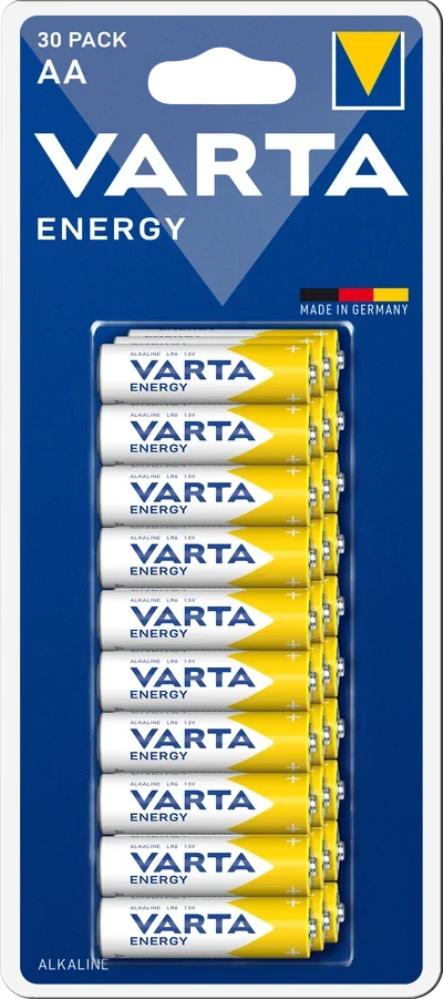 Varta Energy Alkaline AA Batterijen LR06 Blister á 60 Batterijen