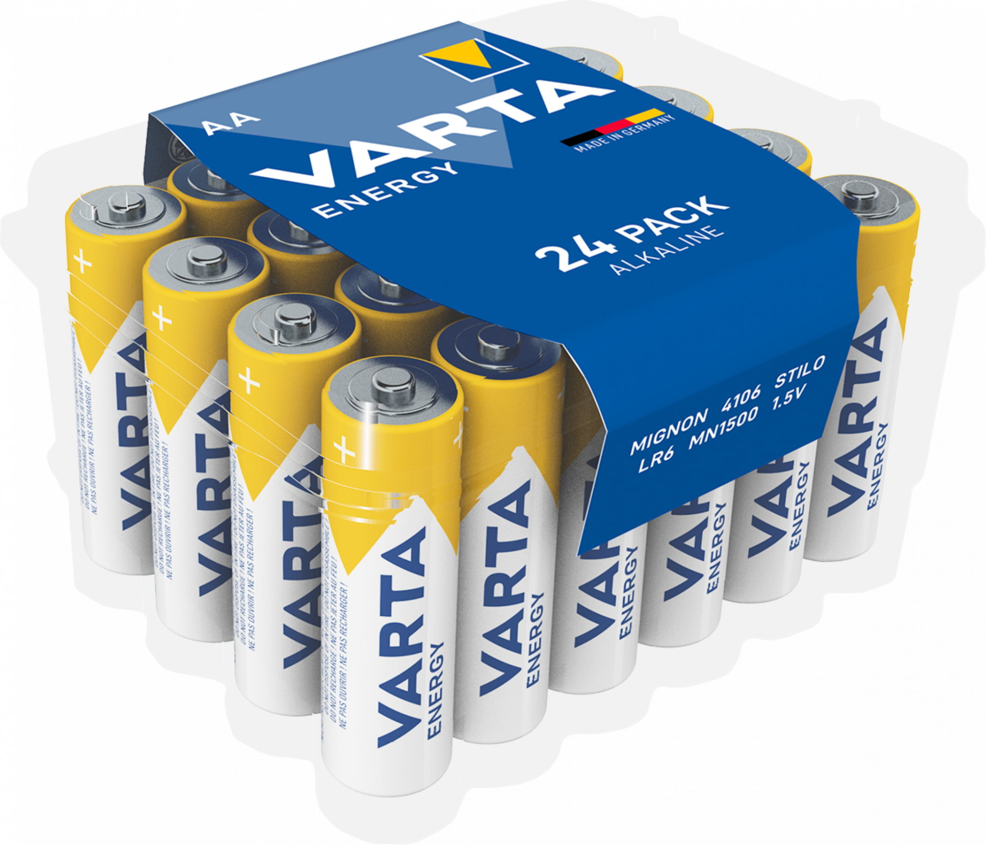 Varta Energy Alkaline AA Batterijen LR06 Doosje á 48 Batterijen