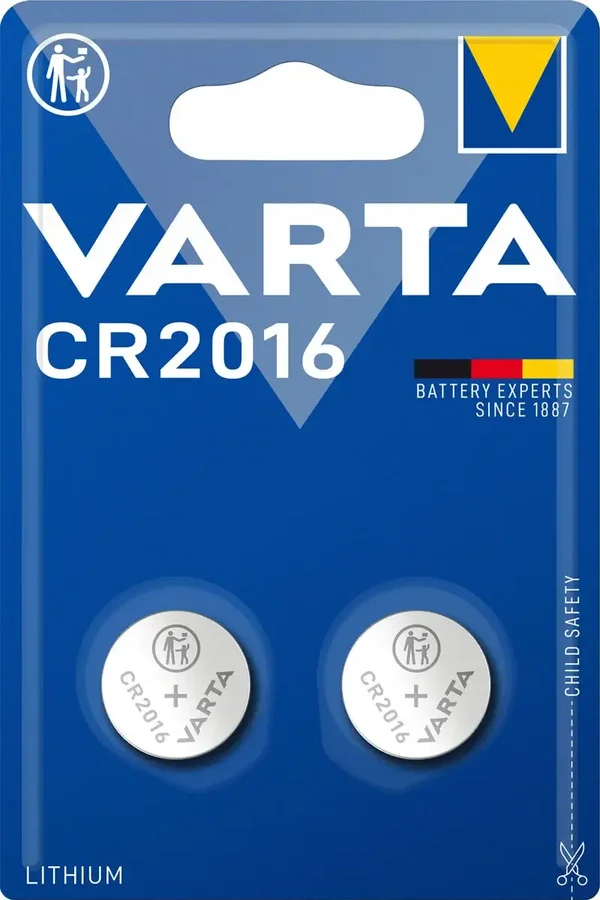 Varta 6016 Lithium Knoopcelbatterijen CR2016 Blister á 10 Batterijen