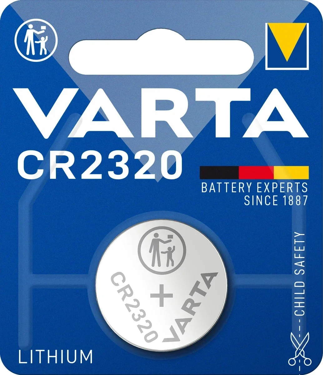 Varta 6320 Lithium Knoopcelbatterijen CR2320 Blister á 5 Batterijen