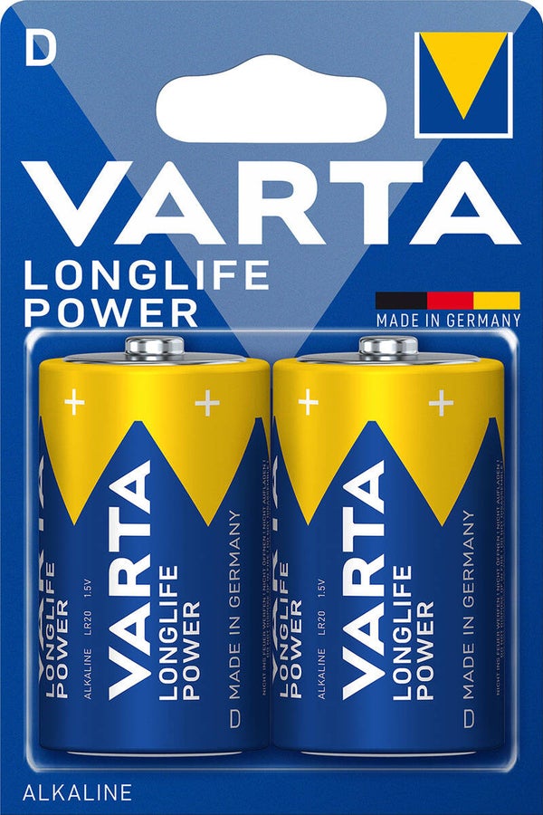 Varta Longlife Power D Batterijen LR20 Blister á 2 Batterijen