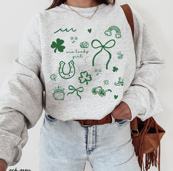 St. Patricks Day Doodle Sweatshirt