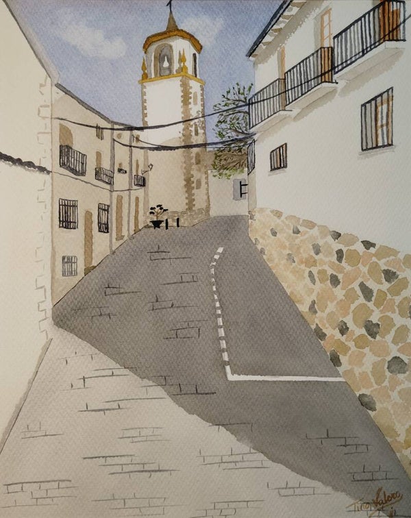 "La cuesta del castillo" - Serie: "Jimena"