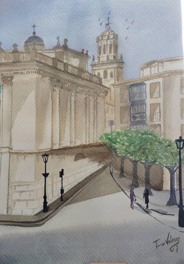 "Vistas a la Catedral de Jaén" Serie: "Monumental"