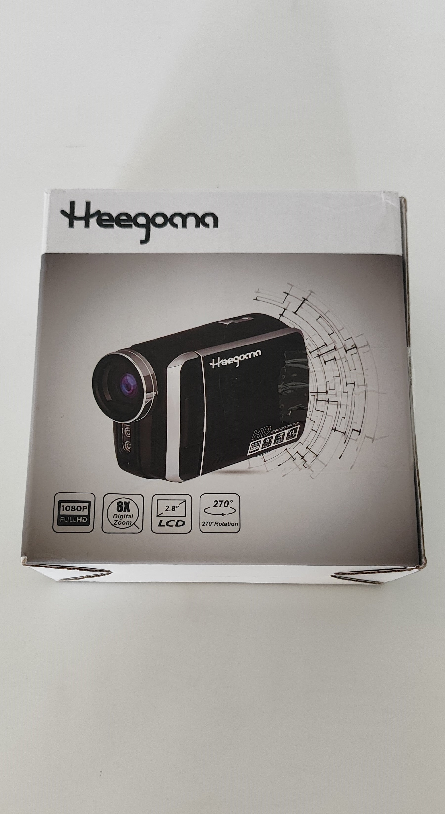 Heegomn Kamera cyfrowa wideo HD 1080P / 36 MP/2,8" LCD/akumulator do ładowania / 8-krotny zoom cyfrowy kamera