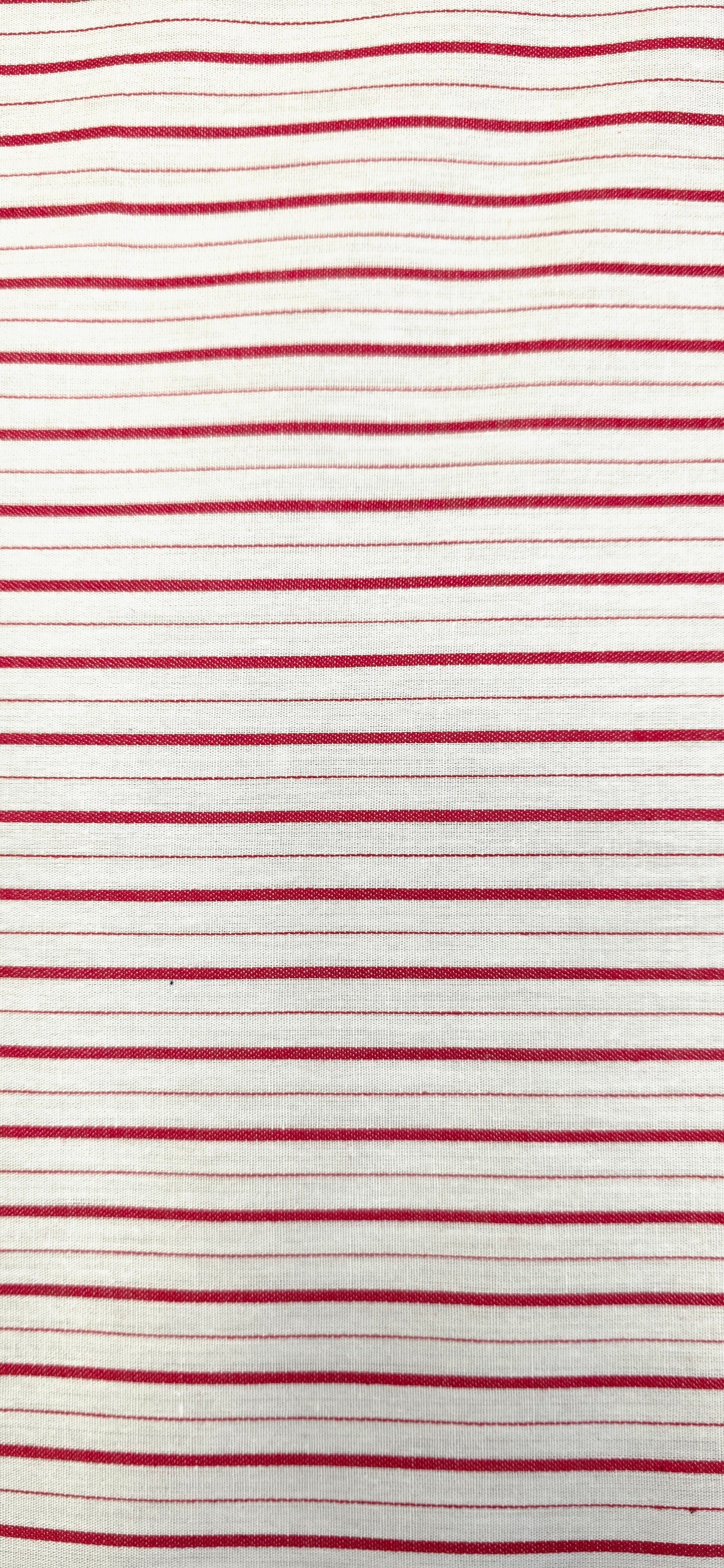 POPLINE COTON A RAYURE