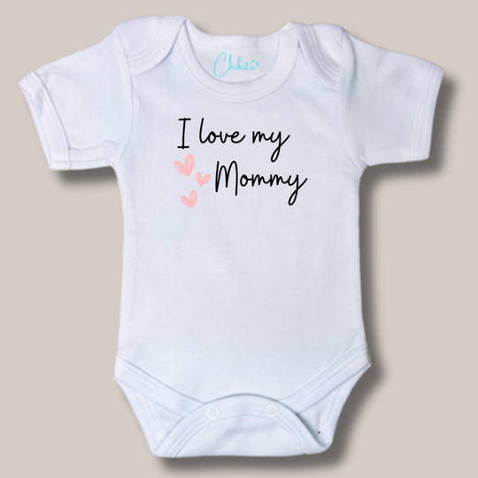 Rompertje - met tekst "I Love My Mommy"