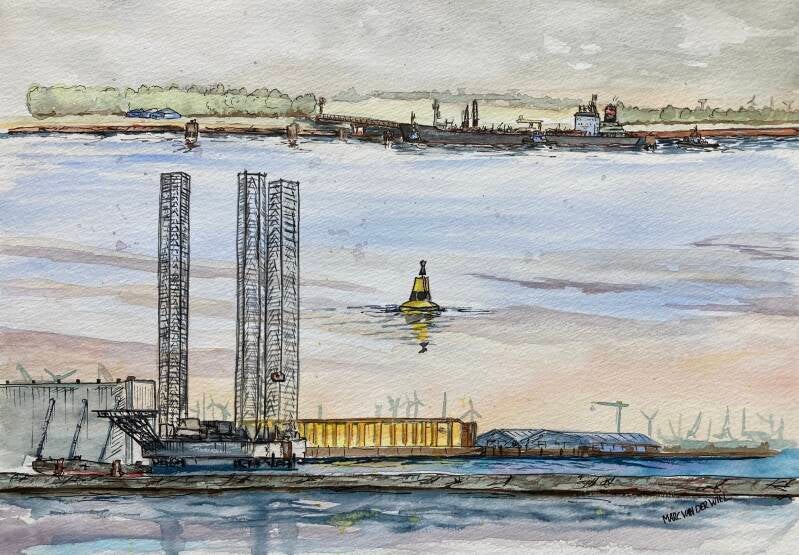 Sloehaven &amp; Borsele zeesteiger, Nederland