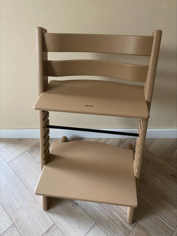 NIEUW - Refurbished Stokke Tripp Trapp kinderstoel - spiced honey
