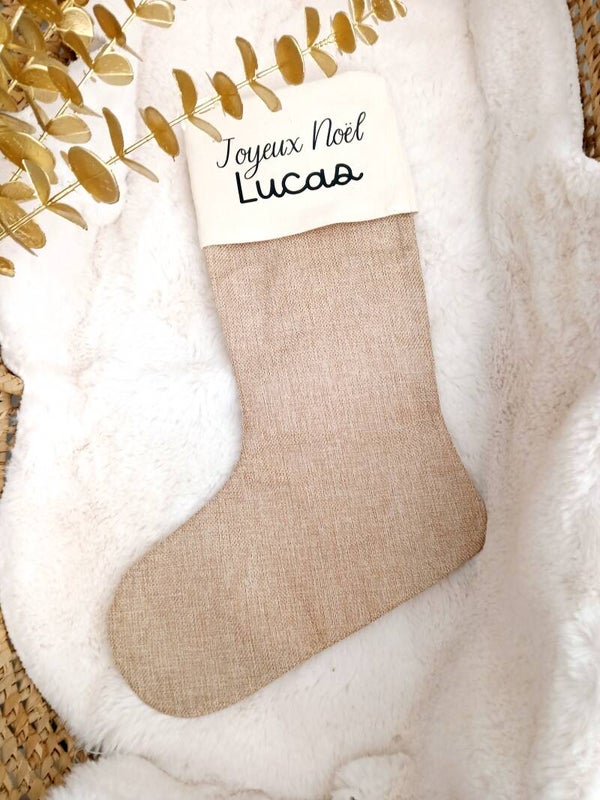 Chaussette de Noël personnalisée