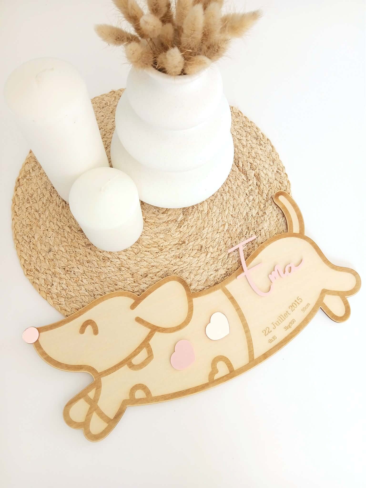 Petit teckel personnalisé FILLE