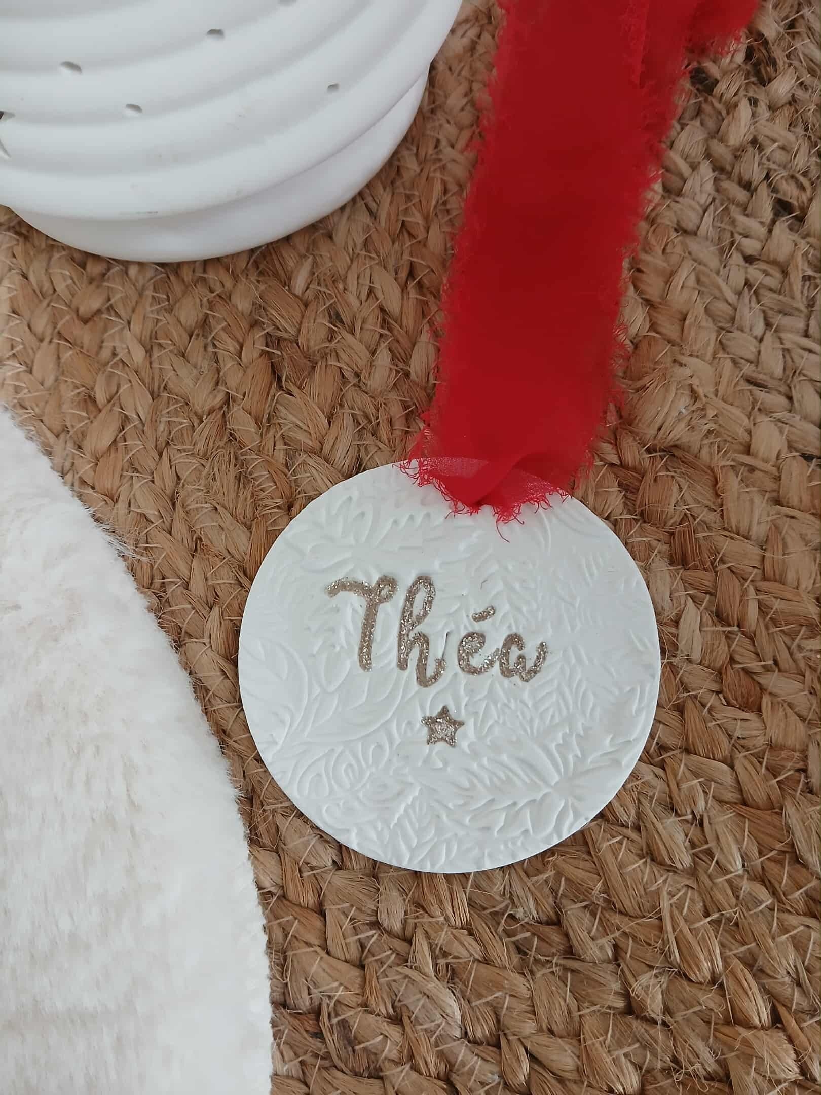 Boule de Noël texturée