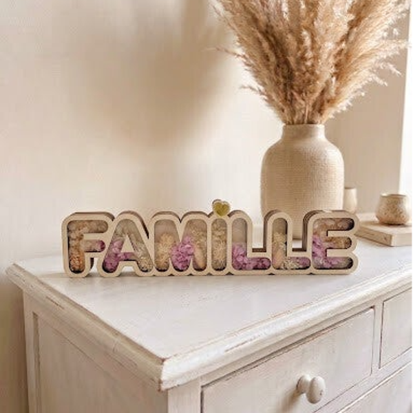 Décoration FAMILLE XL Fleurs séchées