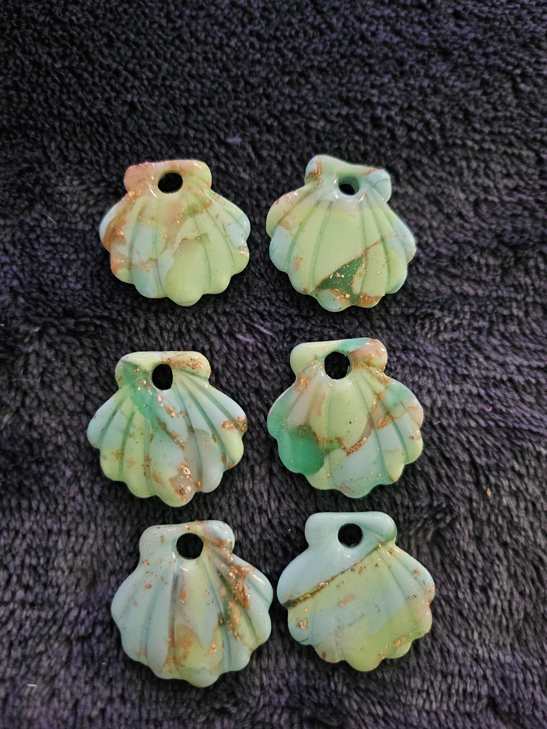 marbré vert