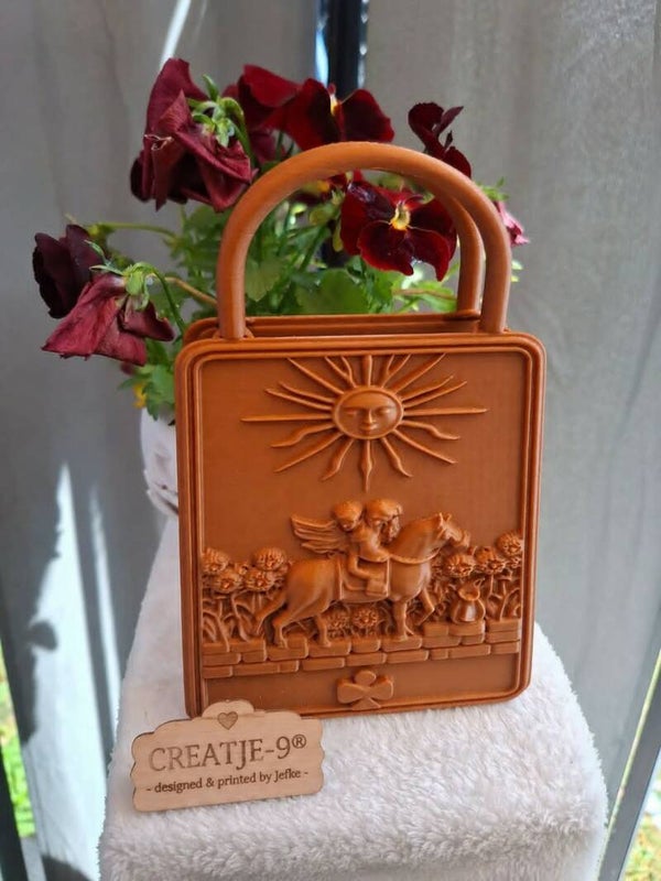 👜 MESTYRA Tarotkaart Handtas – Zon & Engel