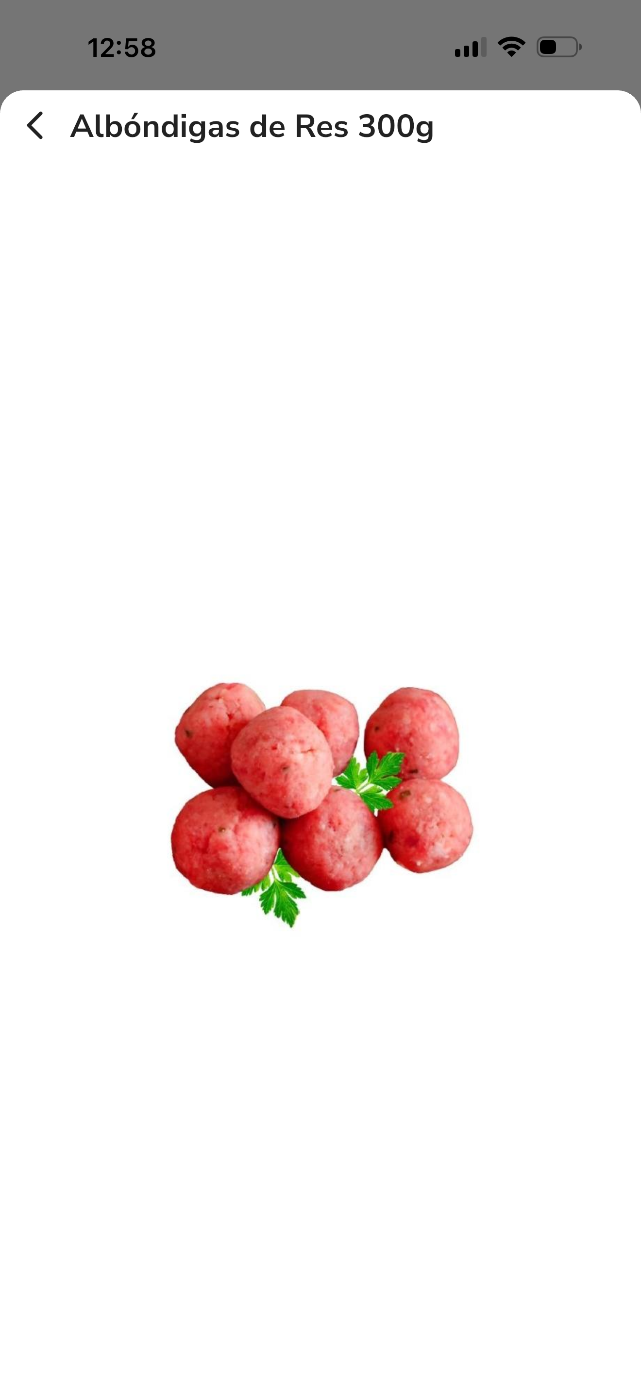 Albóndigas de res