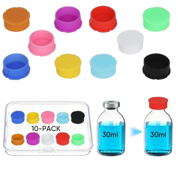 10 pack Peptide Vial Caps