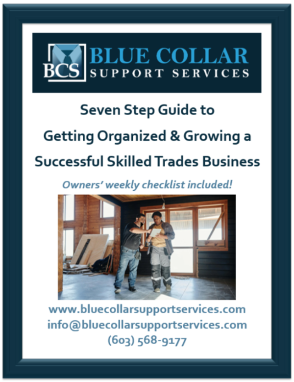 Blue Collar Support Services Full Guide to Growing a Successful Trade Business *Weekly checklist included