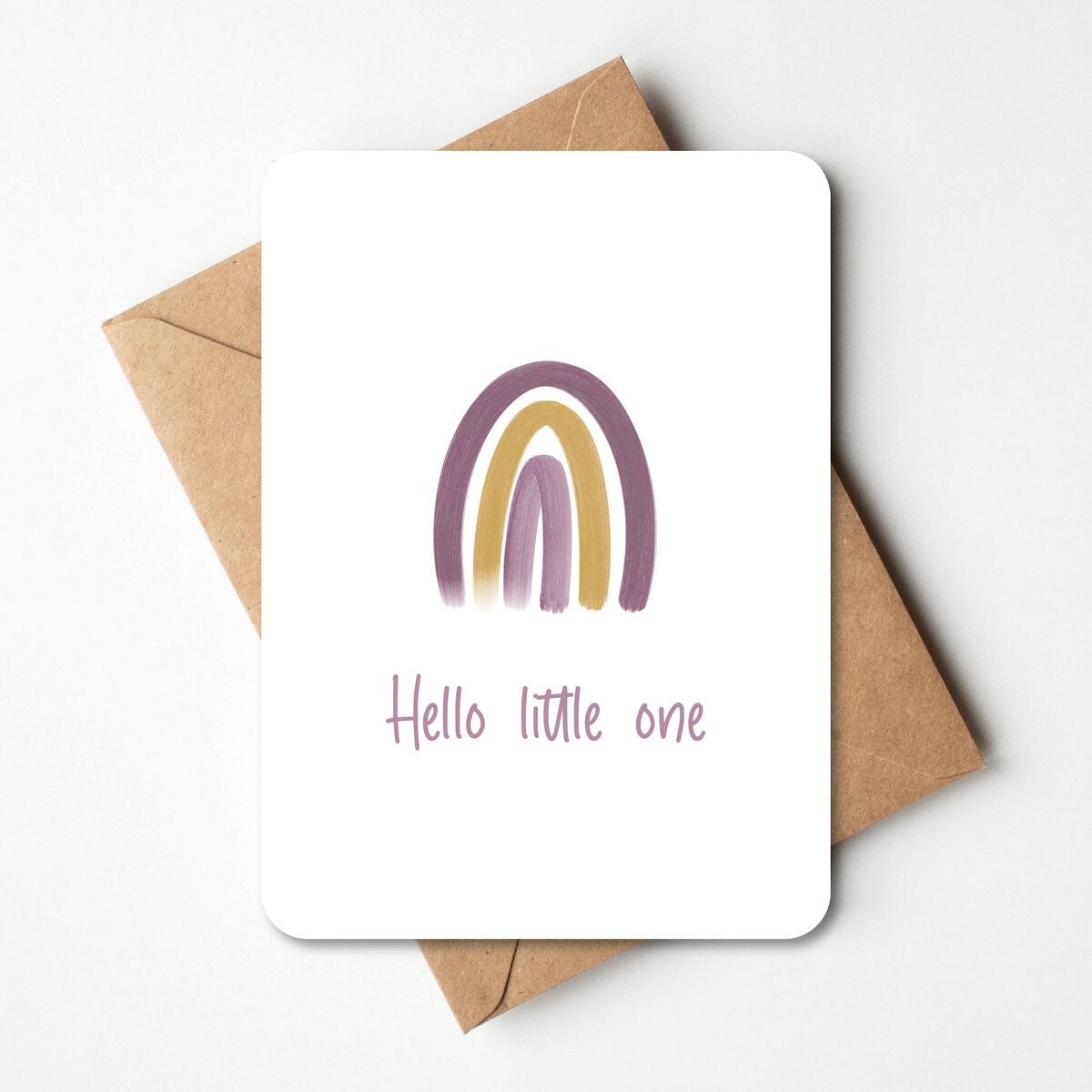 Wenskaart Geboorte - Hello Little One