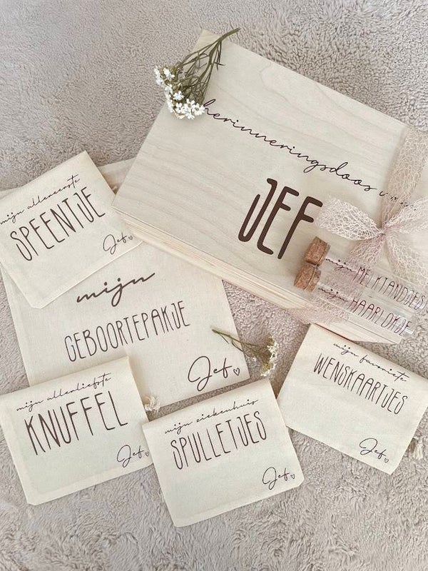 Herinnering zakjes/buisjes set (zonder doos)