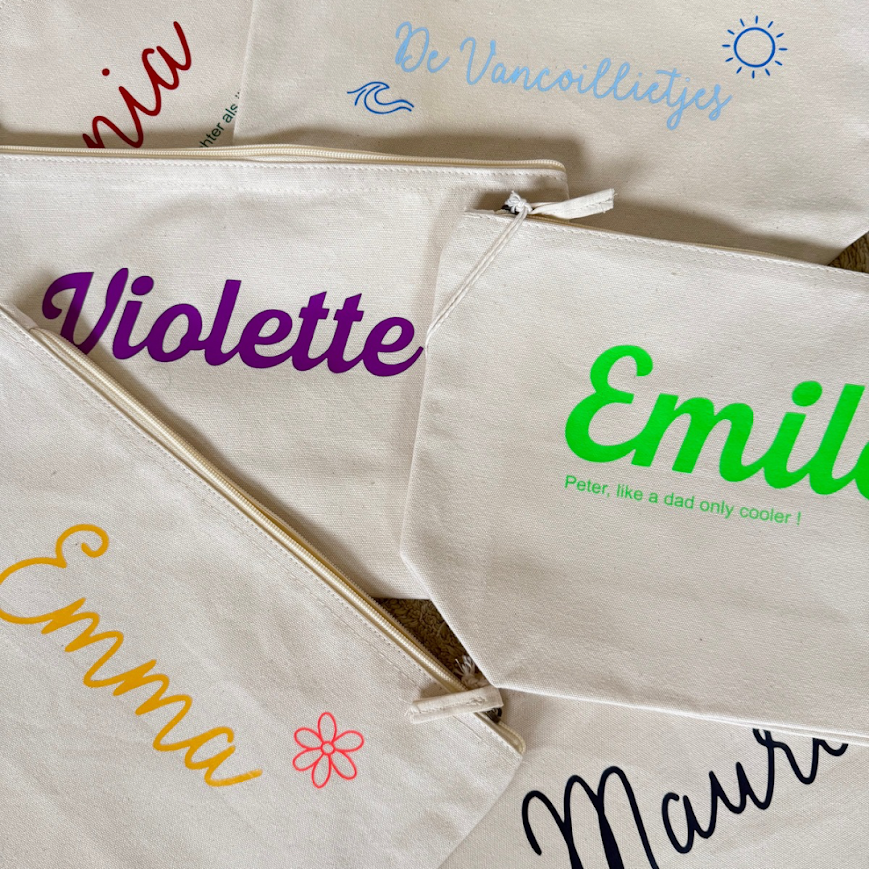 Toilettas Katoen Gepersonaliseerd