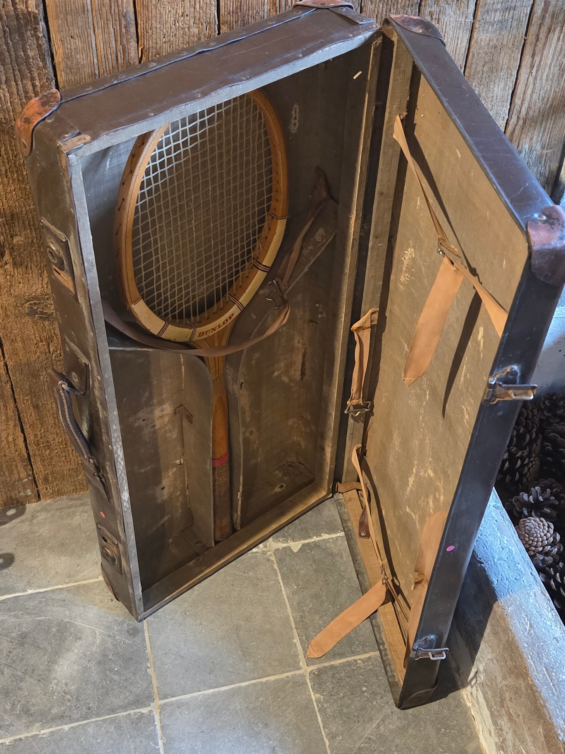 Tennisracket in origineel koffer