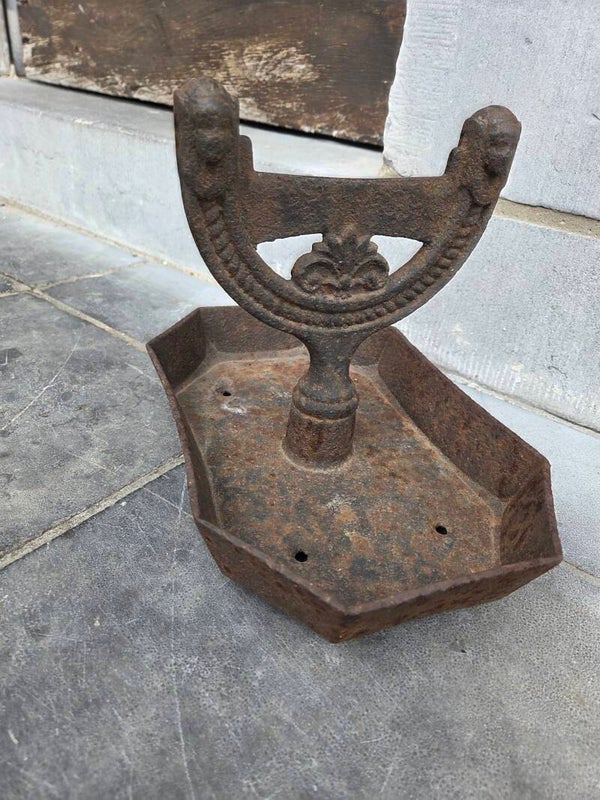 Gietijzeren schoenschraper