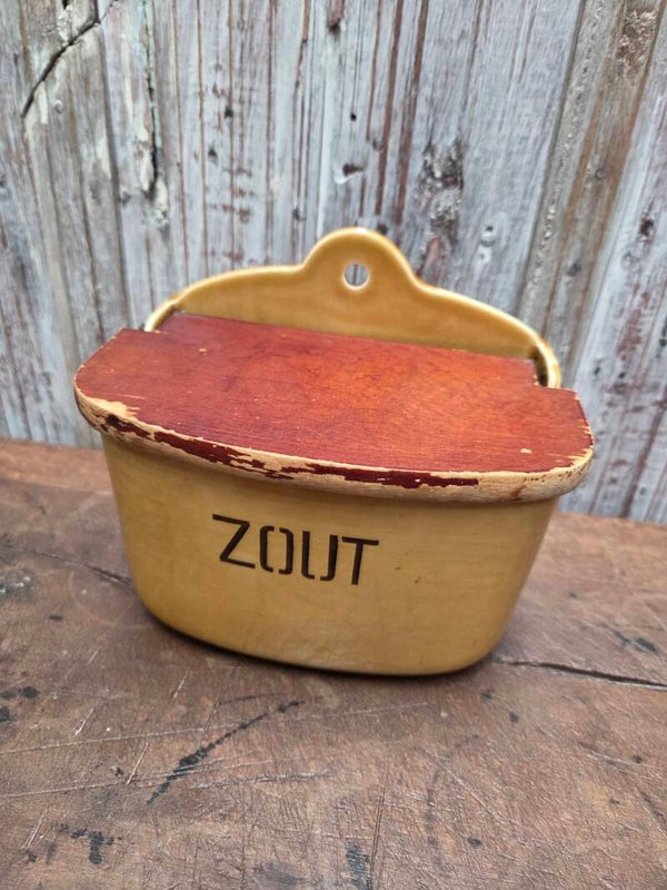 Geglazuurde zoutpot