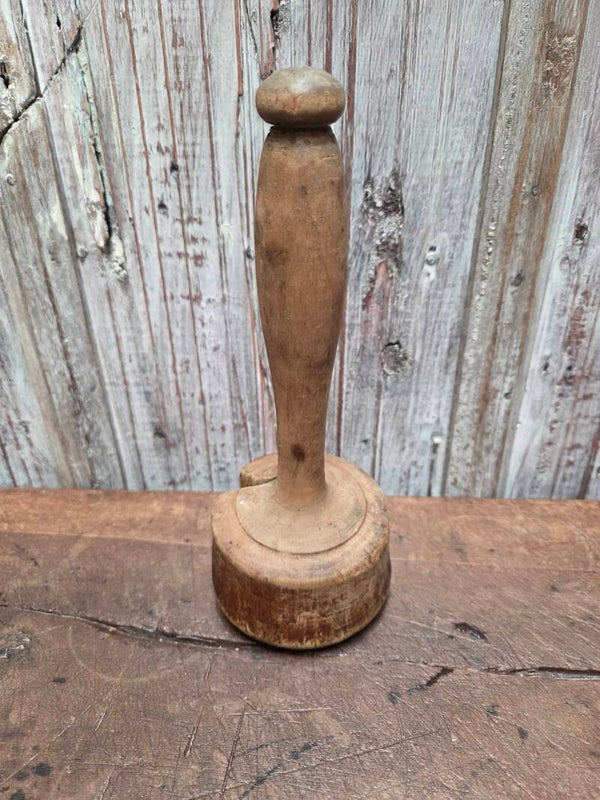 Houten stamper