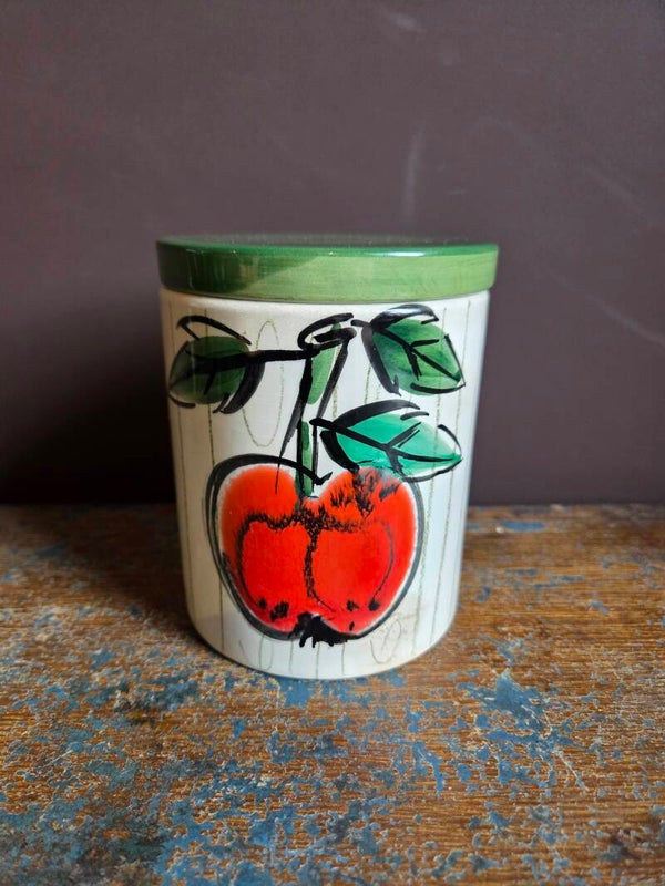 Vintage potje met deksel